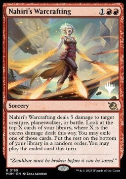 Nahiri's Warcrafting (V.2)⁣ - March of the Machine: Promos⁣ (Rare)⁣ [155]