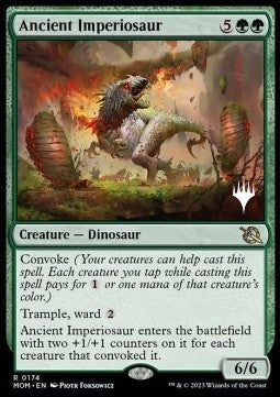Ancient Imperiosaur (V.2)⁣ - March of the Machine: Promos⁣ (Rare)⁣ [174]