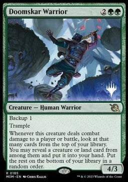 Doomskar Warrior (V.2)⁣ - March of the Machine: Promos⁣ (Rare)⁣ [185]