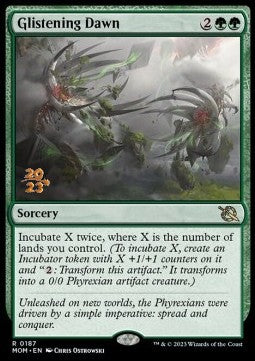 Glistening Dawn (V.1)⁣ - March of the Machine: Promos⁣ (Rare)⁣ [187]