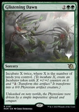 Glistening Dawn (V.2)⁣ - March of the Machine: Promos⁣ (Rare)⁣ [187]