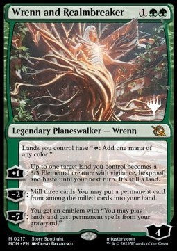 Wrenn and Realmbreaker (V.2)⁣ - March of the Machine: Promos⁣ (Mythic)⁣ [217]