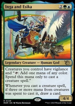 Inga and Esika (V.1)⁣ - March of the Machine: Promos⁣ (Rare)⁣ [229]