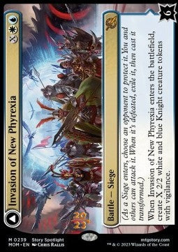 Invasion of New Phyrexia // Teferi Akosa of Zhalfir (V.1)⁣ - March of the Machine: Promos⁣ (Mythic)⁣ [239]