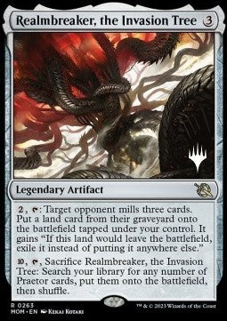 Realmbreaker, the Invasion Tree (V.2)⁣ - March of the Machine: Promos⁣ (Rare)⁣ [263]