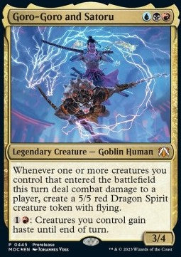 Goro-Goro and Satoru (V.1)⁣ - Commander: March of the Machine: Extras⁣ (Mythic)⁣ [445]
