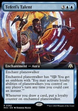 Teferi's Talent⁣ - Commander: March of the Machine: Extras⁣ (Rare)⁣ [82]