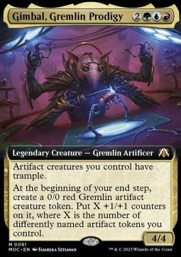 Gimbal, Gremlin Prodigy (V.1)⁣ - Commander: March of the Machine: Extras⁣ (Mythic)⁣ [91]