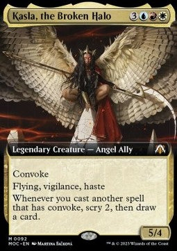 Kasla, the Broken Halo (V.1) - Commander: March of the Machine: Extras (Mythic) [XMOC-92]
