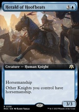 Herald of Hoofbeats⁣ - Commander: March of the Machine: Extras⁣ (Rare)⁣ [109]