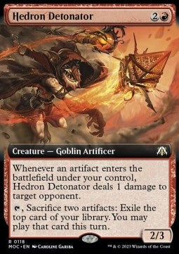 Hedron Detonator⁣ - Commander: March of the Machine: Extras⁣ (Rare)⁣ [118]