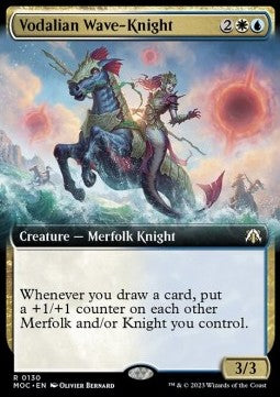 Vodalian Wave-Knight⁣ - Commander: March of the Machine: Extras⁣ (Rare)⁣ [130]