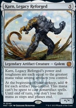 Karn, Legacy Reforged⁣ - March of the Machine: The Aftermath⁣ (Mythic)⁣ [49]