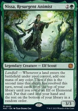 Nissa, Resurgent Animist⁣ - March of the Machine: The Aftermath⁣ (Mythic)⁣ [22]