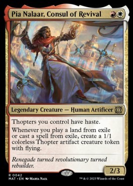 Pia Nalaar, Consul of Revival⁣ - March of the Machine: The Aftermath⁣ (Rare)⁣ [42]