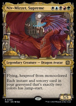 Niv-Mizzet, Supreme (V.1)⁣ - March of the Machine: The Aftermath: Extras⁣ (Rare)⁣ [90]