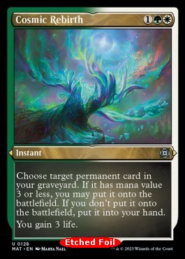 Cosmic Rebirth (V.2)⁣ - March of the Machine: The Aftermath: Extras⁣ (Uncommon)⁣ [128]