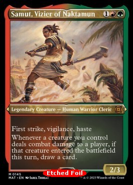 Samut, Vizier of Naktamun (V.2)⁣ - March of the Machine: The Aftermath: Extras⁣ (Mythic)⁣ [145]