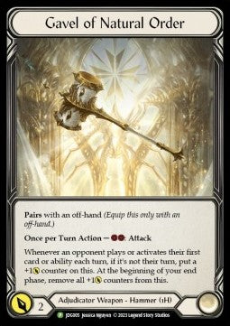 Gavel of Natural Order (Cold Foil)⁣ - Judge Promos⁣ (Promo)⁣ [005]