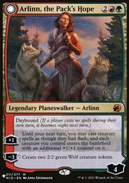 Arlinn, the Pack's Hope // Arlinn, the Moon's Fury⁣ - Secret Lair Commander Deck: From Cute to Brute⁣ (Mythic)⁣ [211]
