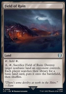 Field of Ruin⁣ - Commander: The Lord of the Rings: Tales of Middle-earth⁣ (Uncommon)⁣ [308]