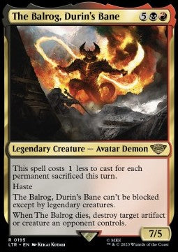 The Balrog, Durin's Bane⁣ - The Lord of the Rings: Tales of Middle-earth⁣ (Rare)⁣ [195]