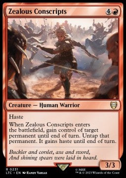 Zealous Conscripts⁣ - Commander: The Lord of the Rings: Tales of Middle-earth⁣ (Rare)⁣ [231]
