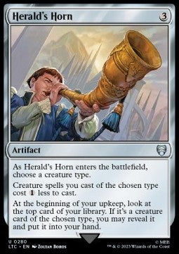 Herald's Horn⁣ - Commander: The Lord of the Rings: Tales of Middle-earth⁣ (Uncommon)⁣ [280]