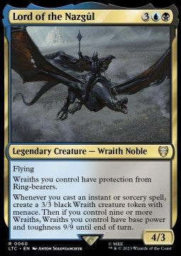Lord of the Nazgûl⁣ - Commander: The Lord of the Rings: Tales of Middle-earth⁣ (Rare)⁣ [60]