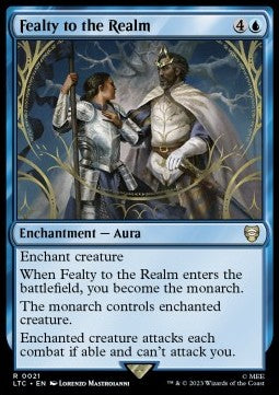 Fealty to the Realm⁣ - Commander: The Lord of the Rings: Tales of Middle-earth⁣ (Rare)⁣ [21]