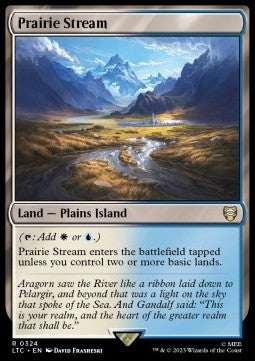 Prairie Stream⁣ - Commander: The Lord of the Rings: Tales of Middle-earth⁣ (Rare)⁣ [324]
