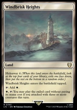 Windbrisk Heights⁣ - Commander: The Lord of the Rings: Tales of Middle-earth⁣ (Rare)⁣ [345]