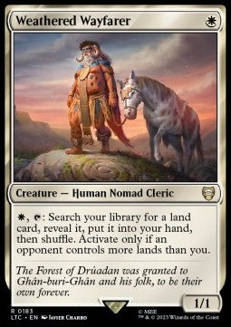 Weathered Wayfarer⁣ - Commander: The Lord of the Rings: Tales of Middle-earth⁣ (Rare)⁣ [183]