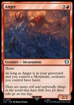 Anger⁣ - Commander: The Lord of the Rings: Tales of Middle-earth⁣ (Uncommon)⁣ [210]