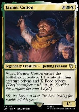 Farmer Cotton⁣ - Commander: The Lord of the Rings: Tales of Middle-earth⁣ (Rare)⁣ [55]