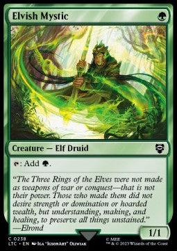 Elvish Mystic⁣ - Commander: The Lord of the Rings: Tales of Middle-earth⁣ (Common)⁣ [238]
