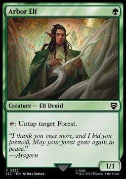 Arbor Elf⁣ - Commander: The Lord of the Rings: Tales of Middle-earth⁣ (Common)⁣ [232]