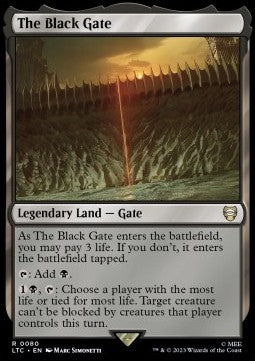 The Black Gate⁣ - Commander: The Lord of the Rings: Tales of Middle-earth⁣ (Rare)⁣ [80]