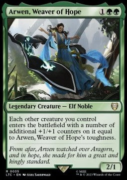 Arwen, Weaver of Hope⁣ - Commander: The Lord of the Rings: Tales of Middle-earth⁣ (Rare)⁣ [35]