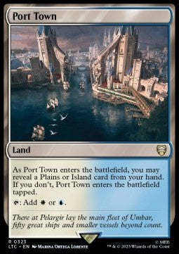 Port Town⁣ - Commander: The Lord of the Rings: Tales of Middle-earth⁣ (Rare)⁣ [323]