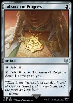 Talisman of Progress⁣ - Commander: The Lord of the Rings: Tales of Middle-earth⁣ (Uncommon)⁣ [286]