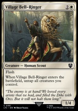 Village Bell-Ringer⁣ - Commander: The Lord of the Rings: Tales of Middle-earth⁣ (Common)⁣ [181]
