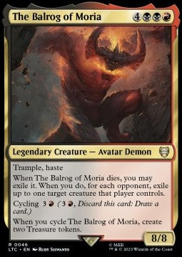 The Balrog of Moria⁣ - Commander: The Lord of the Rings: Tales of Middle-earth⁣ (Rare)⁣ [46]