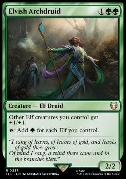 Elvish Archdruid⁣ - Commander: The Lord of the Rings: Tales of Middle-earth⁣ (Rare)⁣ [237]