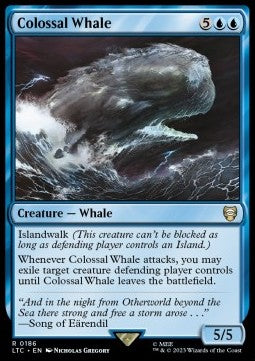 Colossal Whale⁣ - Commander: The Lord of the Rings: Tales of Middle-earth⁣ (Rare)⁣ [186]