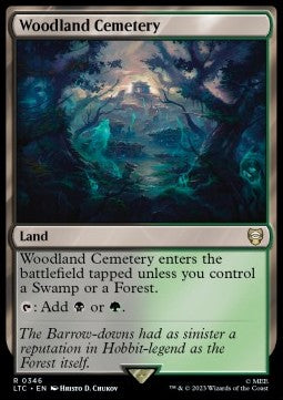 Woodland Cemetery⁣ - Commander: The Lord of the Rings: Tales of Middle-earth⁣ (Rare)⁣ [346]