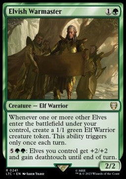 Elvish Warmaster⁣ - Commander: The Lord of the Rings: Tales of Middle-earth⁣ (Rare)⁣ [241]