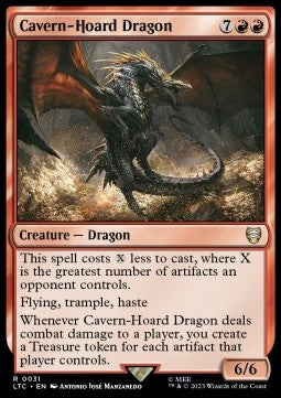 Cavern-Hoard Dragon⁣ - Commander: The Lord of the Rings: Tales of Middle-earth⁣ (Rare)⁣ [31]