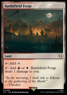 Battlefield Forge⁣ - Commander: The Lord of the Rings: Tales of Middle-earth⁣ (Rare)⁣ [296]