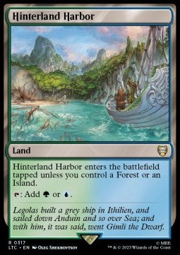 Hinterland Harbor⁣ - Commander: The Lord of the Rings: Tales of Middle-earth⁣ (Rare)⁣ [317]